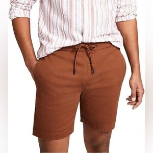 And Now This Men's Brown Casual Drawstring Shorts size X-Large